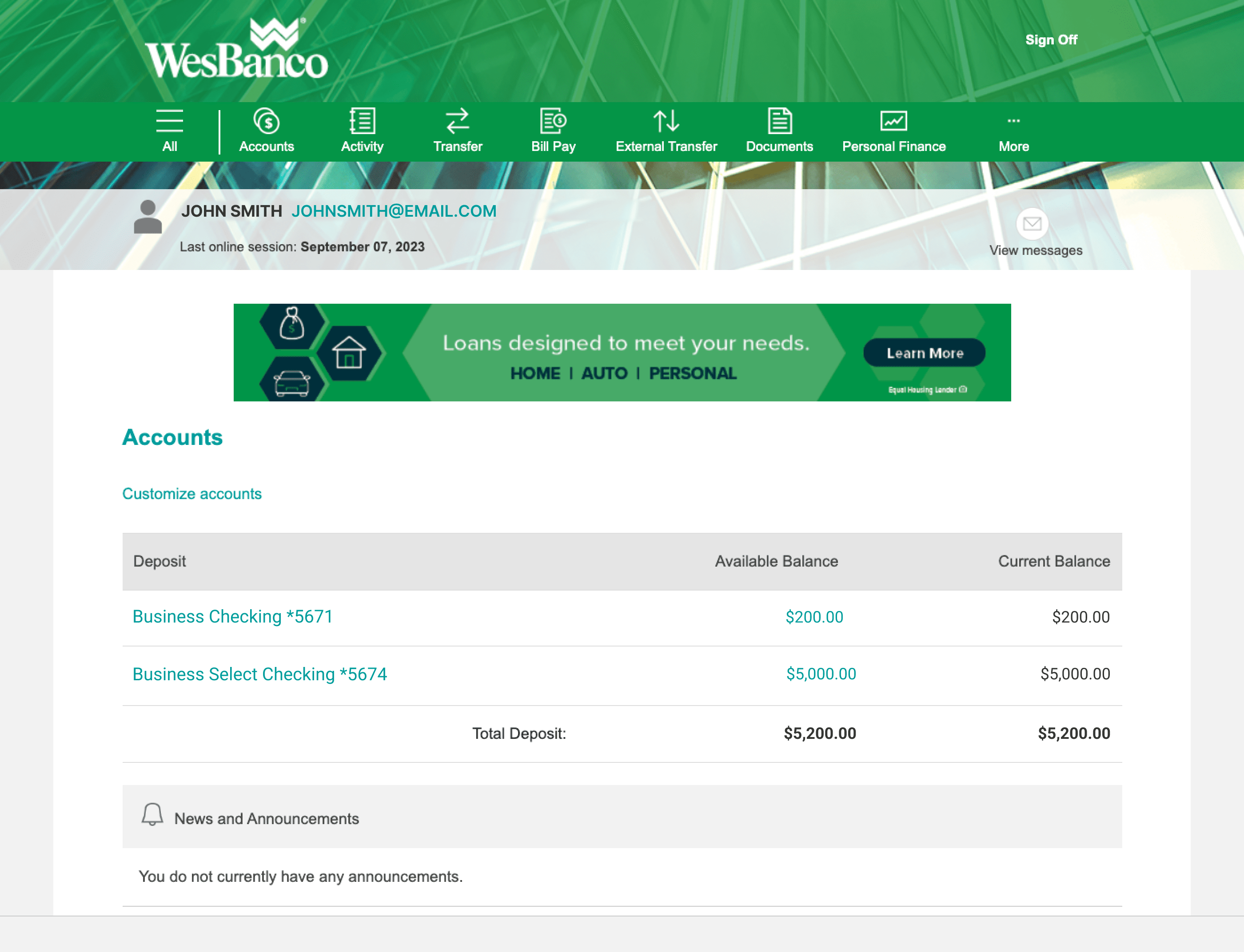 Wesbanco Mobile Banking Login - w0suks5